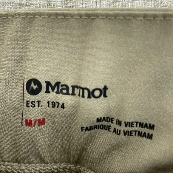 Marmot size M light athletic crop capri pants 2146 - Picture 4 of 9